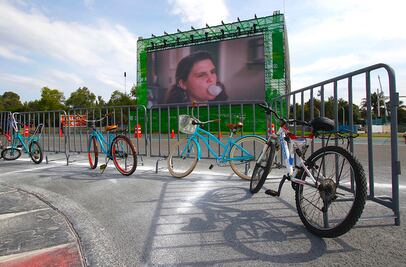Autocinema y bicicinema para tarde de pelis
