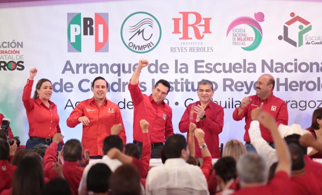 "Alito" puso en marcha los trabajos de la Escuela Nacional de Cuadros del “Instituto Reyes Heroles”. Foto: Especial
