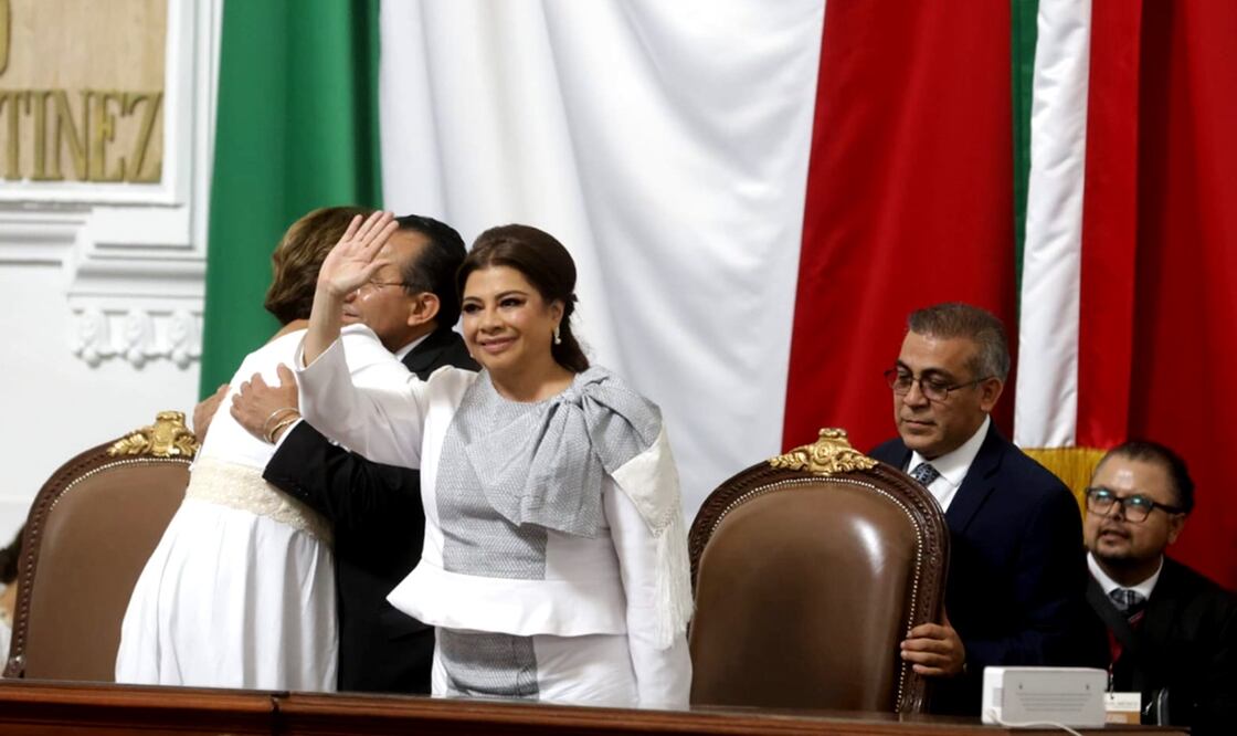 Políticos e invitados especiales destacaron el trabajo de Clara Brugada en la Ciudad de México (05/10/2024). Foto: Gabriel Pano/EL UNIVERSAL