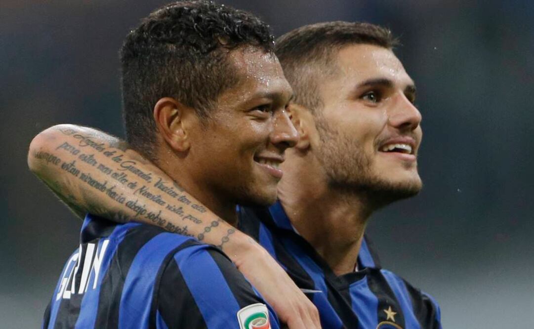 Fredy Guarín celebra su gol. Foto: AP