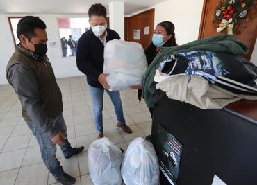 Arman colecta de cobijas y ropa de abrigo para apoyar a familias de San Pablo Autopan, Toluca
