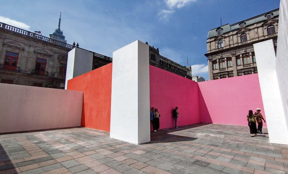 Recreación de parte de la Casa Luis Barragán. Foto: Gabriel Pano | El Universal