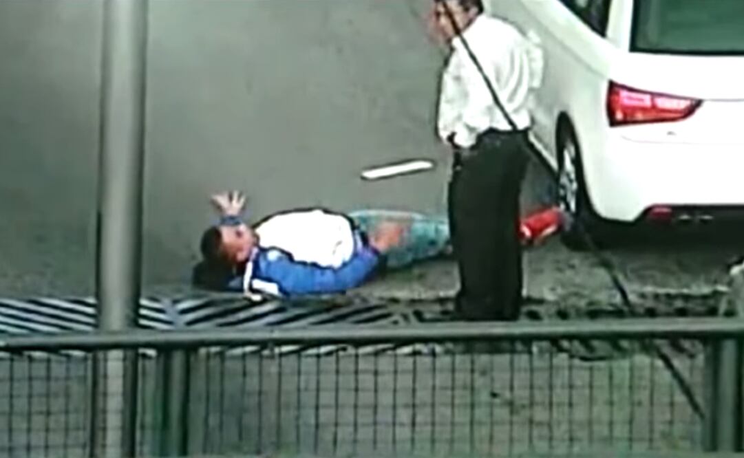 Una bala en la columna dejó paralítico a Jorge Eduardo “N” cuando presuntamente intentaba asaltar a un automovilista, el pasado miércoles. FOTO: Tomada de video