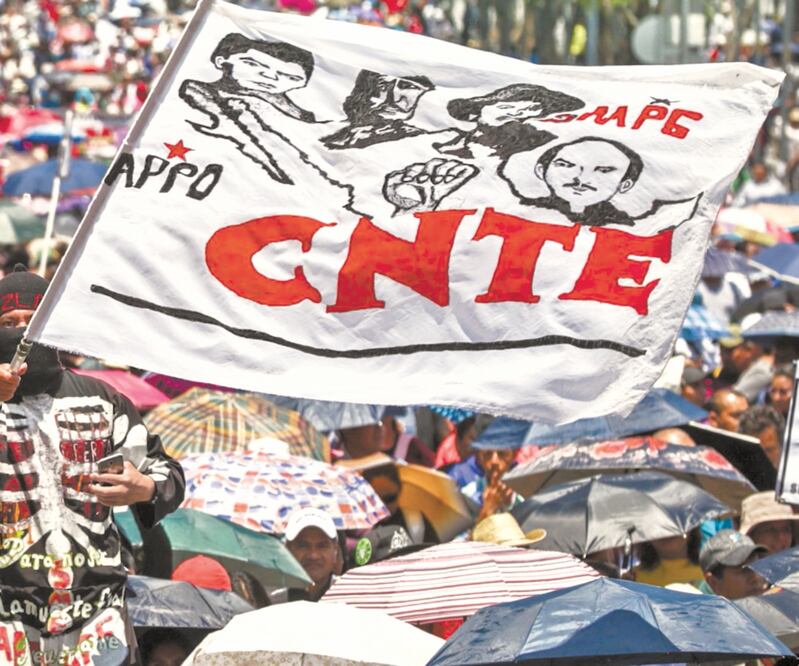 La CNTE alista su festejo para el 21 de diciembre. Foto: ARCHIVO EL UNIVERSAL