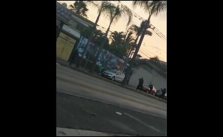 Sujeto amenazaba con detonar granada de fragmentación y lo someten a tiros en Veracruz