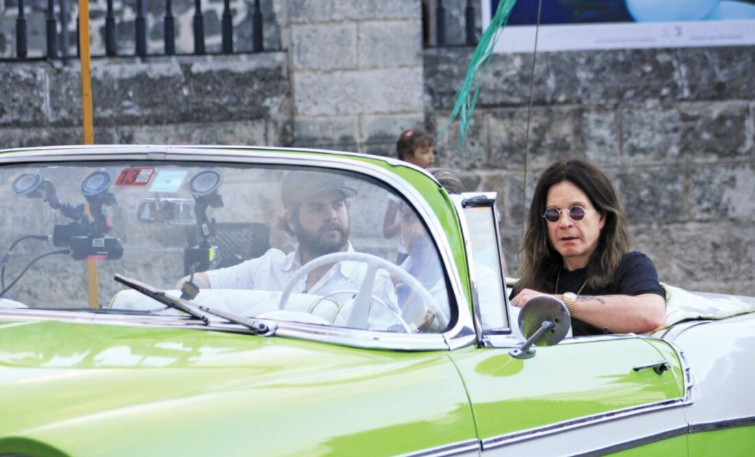 Osbourne trabaja en una película para History Channel (REUTERS Y TWITTER)