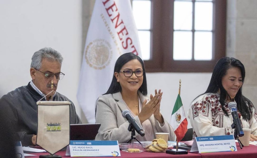 Ariadna Montiel, secretaria de Bienestar, encabeza foro “Diálogos con Sembrando Vida: resultados y perspectivas hacia una política pública de atención al campo mexicano” / Foto: Especial