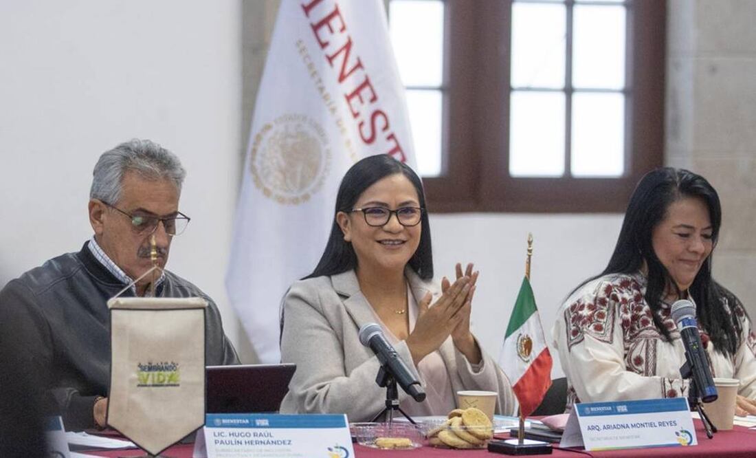 Ariadna Montiel, secretaria de Bienestar, encabeza foro “Diálogos con Sembrando Vida: resultados y perspectivas hacia una política pública de atención al campo mexicano” / Foto: Especial