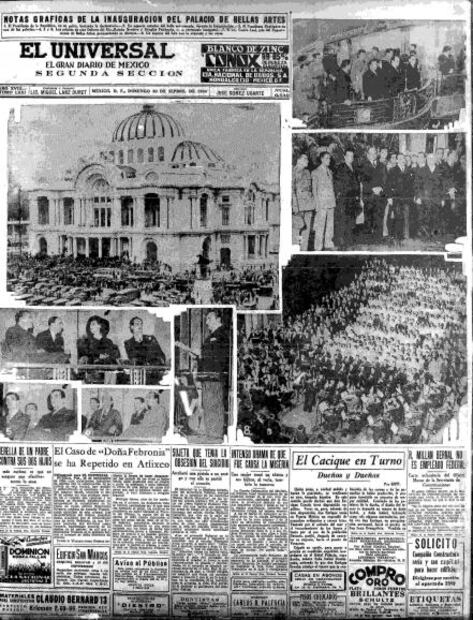 Un café en la azotea de Bellas Artes