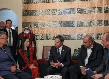 Blinken expresa su pesar en Ramala por palestinos "inocentes" muertos