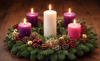 Corona de Adviento 2025: ¿qué vela se enciende en Navidad y por qué?