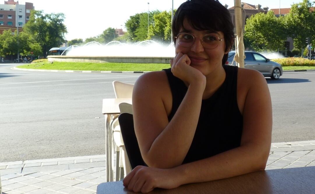 Gloria Molero, alumna de la universidad Rey Juan Carlos, afectada por las maestrías "amañadas" obtenidas por políticos españoles, y quien lanzó una campaña para que la institución revele los nombres de políticos y cargos públicos que estudiaron ahí.