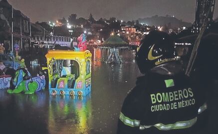 Lluvias azotan Milpa Alta; se anega predio de la Feria del Mole