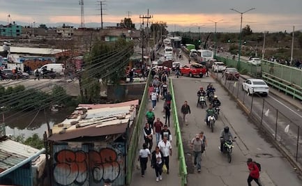 Transportistas bloquean accesos a Chimalhuacán; exigen liberar a compañeros detenidos