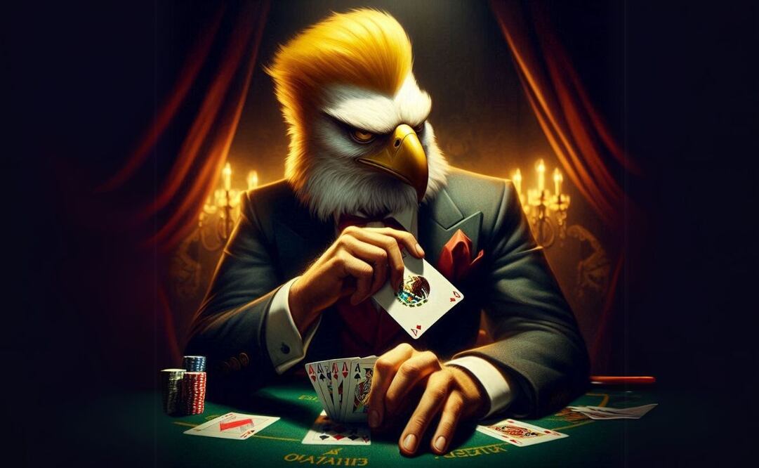 Donald Trump lanza una primera carta al dar forma a su amenaza de aranceles contra México y sumar a Canadá en el amago. Foto: Especial.