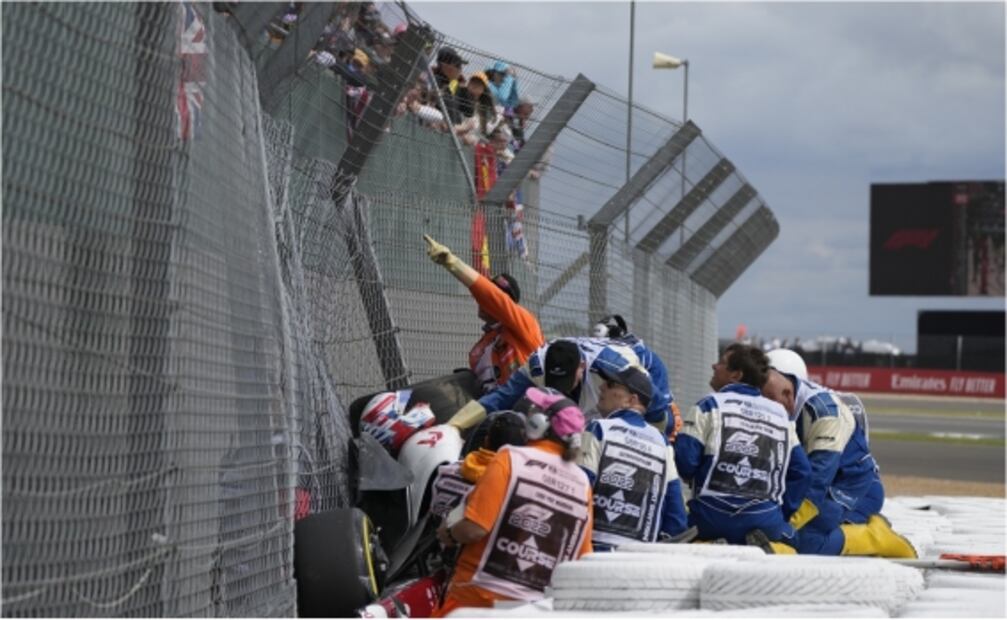 El impactante accidente de f1 en fotos