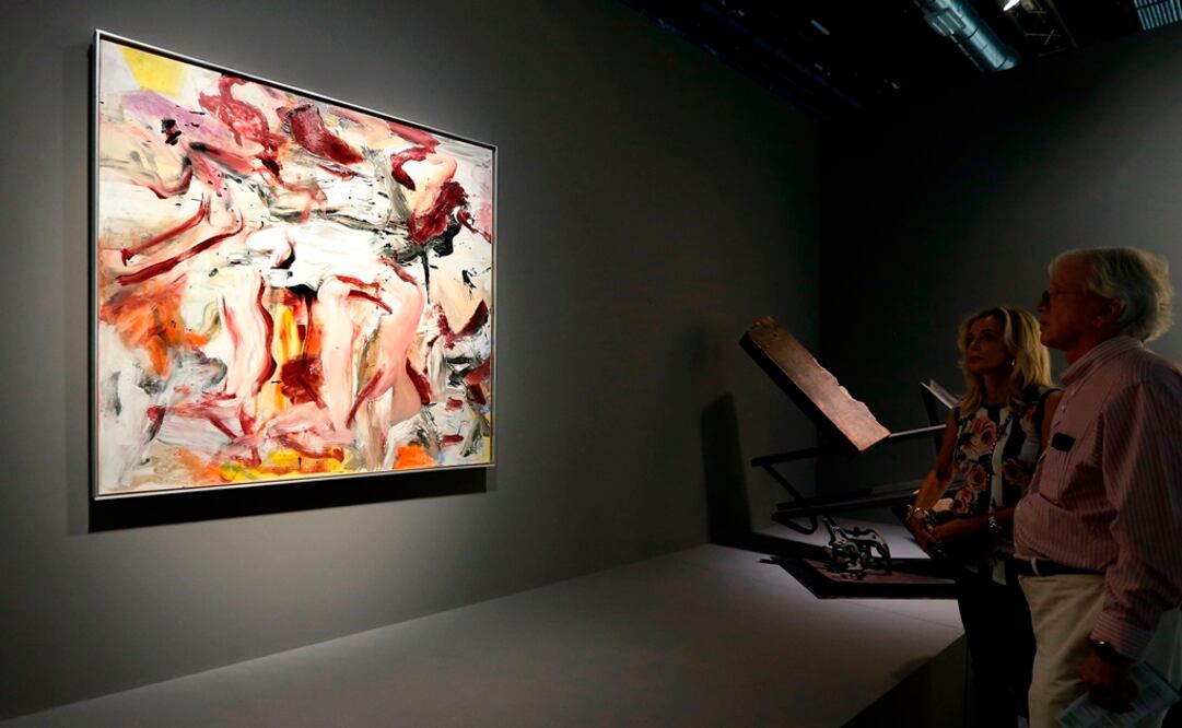 'Seated Woman' de Willem de Kooning. Foto: AFP/Rhona Wise