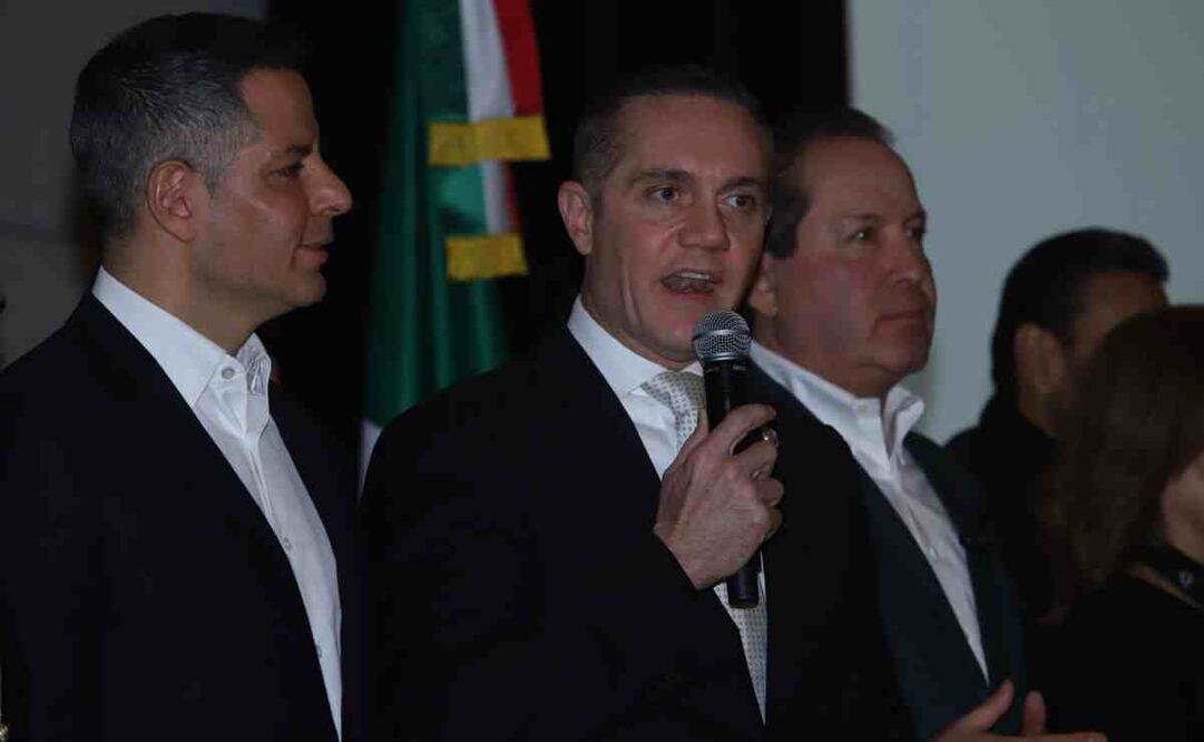 Alejandro Murat Hinojosa, Adrián Rubalcaba y Eruviel Ávila Villegas. Foto: Cuartoscturo
