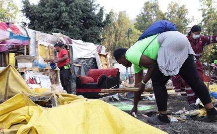 Madre migrante abandona su sueño y regresa a Venezuela tras retiro de campamento de la Plaza de la Soledad en CDMX