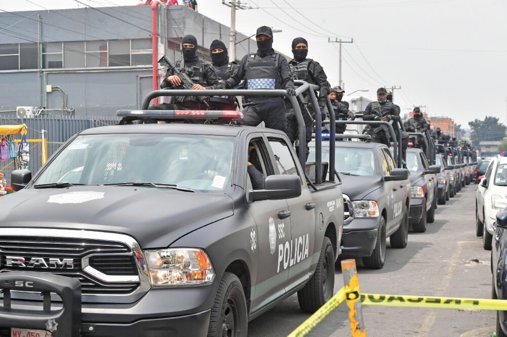 La Secretaría de Seguridad Ciudadana desplegó un operativo con 500 efectivos de los agrupamientos Zorro, GOES y Thanatos , para contener la revuelta. Foto: FOTOS: HUGO GARCÍA EL UNIVERSAL