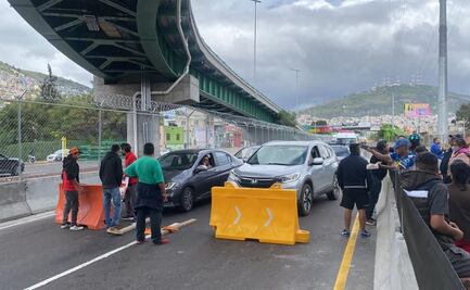Vecinos de San Juan Ixhuatepec vuelven a bloquear la Autopista Naucalpan-Ecatepec