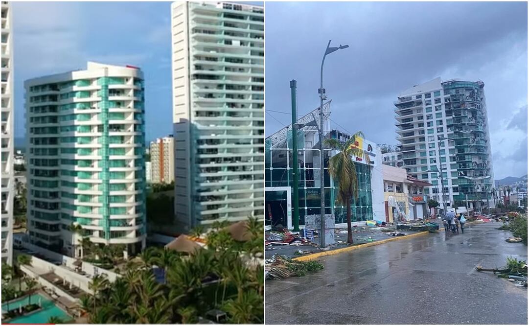 Así fue Acapulco Diamante en sus inicios, antes del paso del Huracán “Otis”. Foto: Captura de pantalla de @c13studio y X