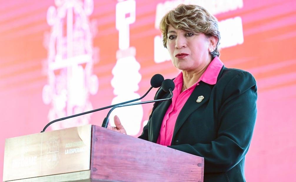 Delfina Gómez anunció que la obra iniciará en enero de 2026.
Foto: Especial.