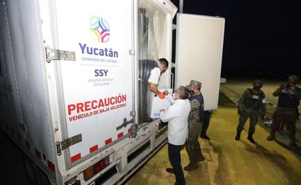 Llegan a Yucatán más de 50 mil vacunas antiCovid para segunda dosis de adultos mayores