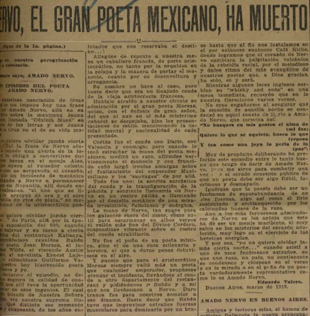 Amado Nervo, el poeta mexicano que enlutó a América Latina con su muerte