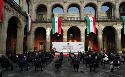 El presidente de la SCJN y el fiscal general, ausentes en mensaje de AMLO