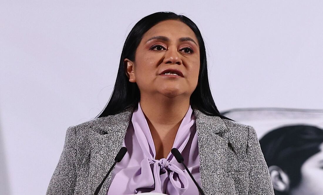 Ariadna Montiel Reyes, secreatria de Bienestar. Foto: Berenice Fregoso / EL UNIVERSAL