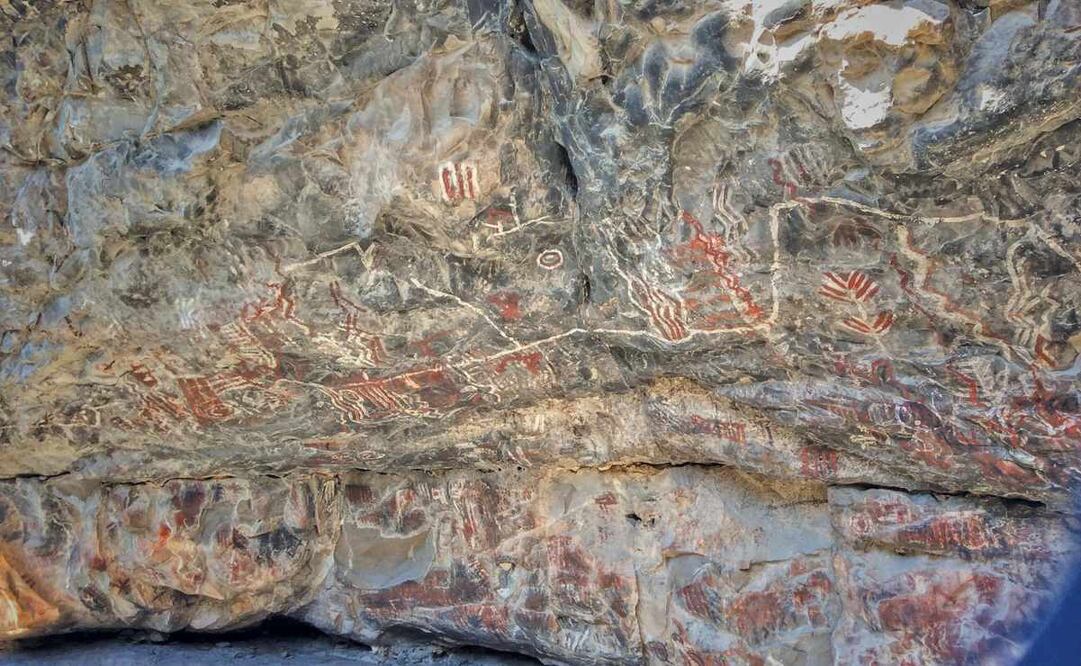 El sitio arqueológico La Cañada de la Lagartija es constante blanco de robo. Esta vez fueron pinturas de entre 400 y mil años de antigüedad. Foto: Especial