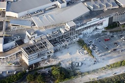 IMÁGENES | Terremoto de 7,1 sacude Japón: colapsa un centro comercial y temen decenas de personas atrapadas