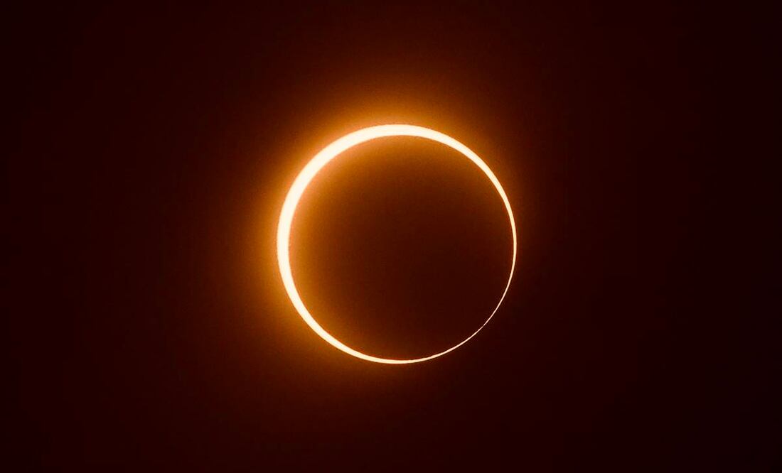 Eclipse en el Pueblo Mágico de Tekax. Foto: Edgar Silva Fuentes S.