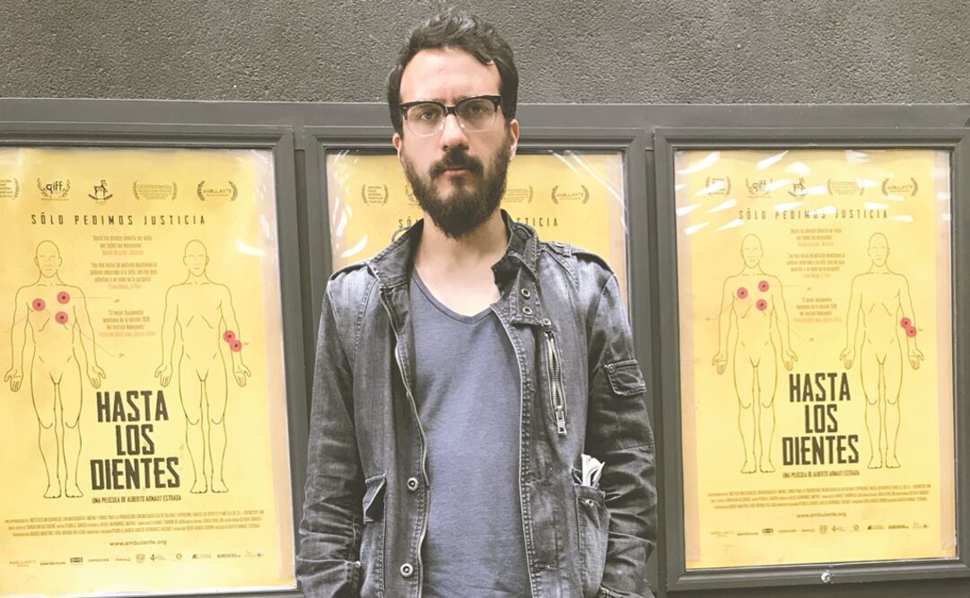 Alberto Arnaut indica que tardó siete años en terminar el filme. (HUMBERTO MONTOYA. EL UNIVERSAL)