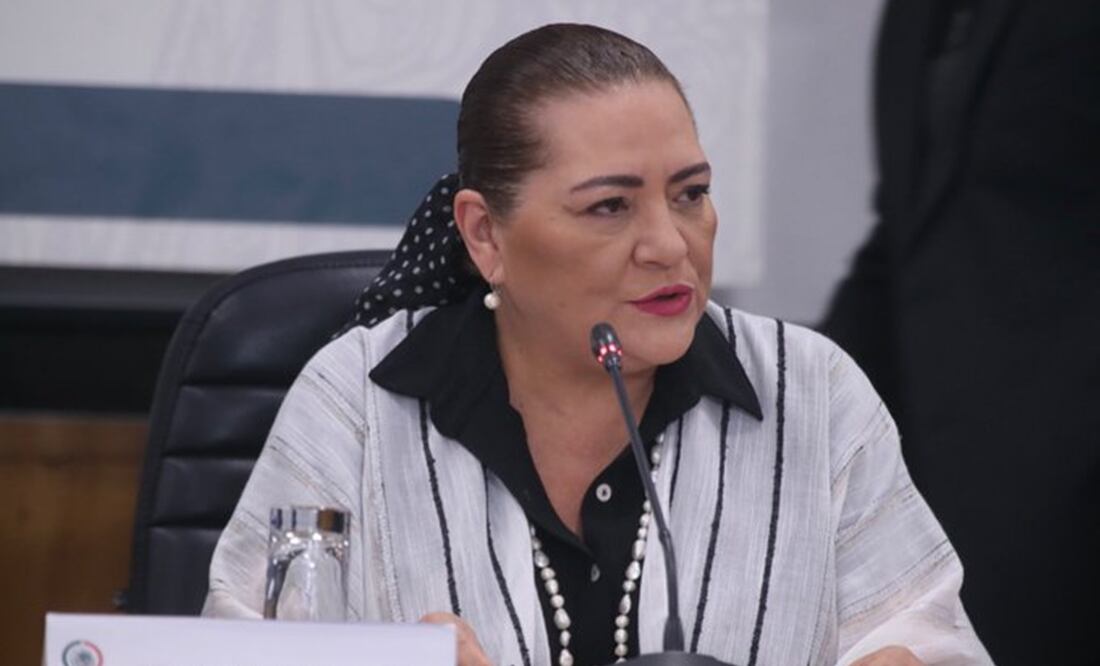 La consejera presidenta del INE, Guadalupe Taddei, afirmó que el Programa de Resultados Electorales Preliminares no está en riesgo. Foto: X @INEMexico