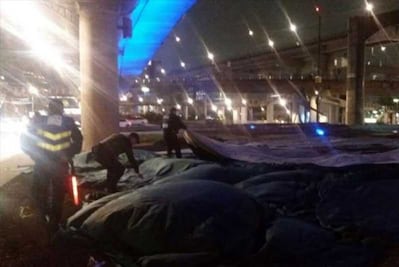 Cae bandera de San Jerónimo por lluvias… otra vez