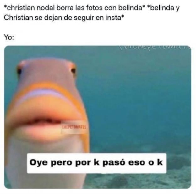 Adiós amor me voy de ti… le llueven los memes a Christian Nodal y Belinda