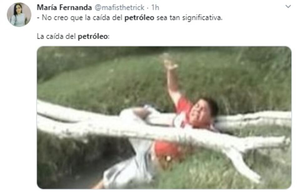 Precio del petróleo se desploma... pero memes repuntan en redes