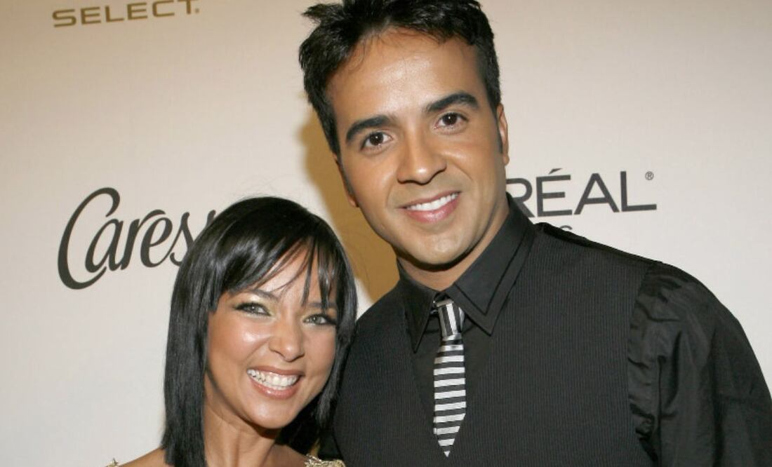 Adamarí López y Luis Fonsi. Fuente: Twitter: @ShowmundialShow