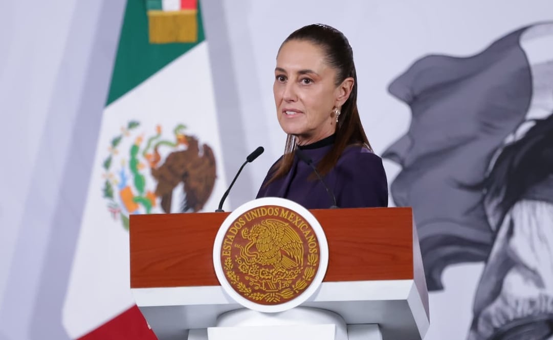 La mañanera del pueblo encabezada por la presidenta Claudia Sheinbaum Pardo, en el Salón Tesorería de Palacio Nacional el 18 de mayo de 2026. Foto: Fernanda Rojas/ EL UNIVERSAL