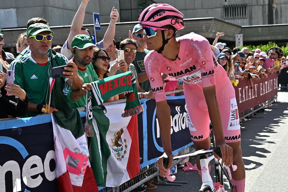 Isaac del Toro en el Giro de Italia / Foto: EFE
