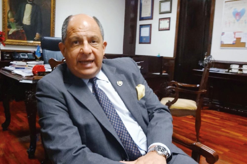 Luis Guillermo Solís Rivera, Presidente de Costa Rica (JOSÉ MELÉNDEZ. EL UNIVERSAL)