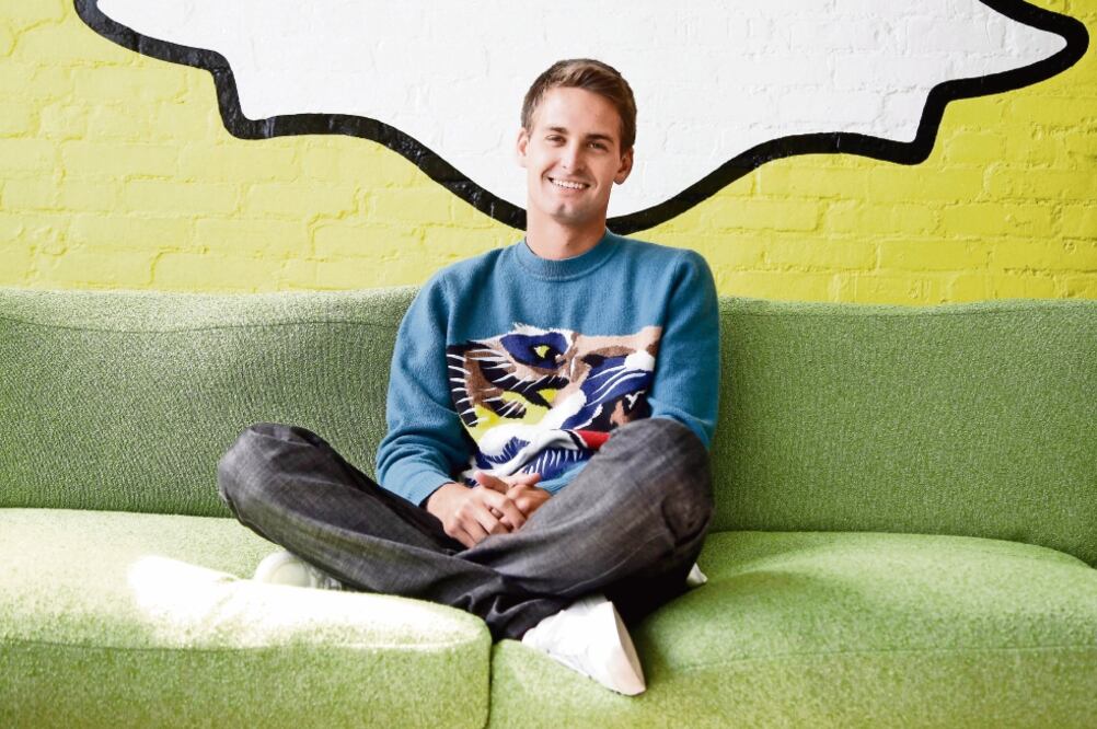 Promesa de marca Evan Thomas Spiegel es el co fundador y actual CEO de la aplicación para móviles, que creó junto con dos compañeros en Stanford (ARCHIVO EL UNIVERSAL)