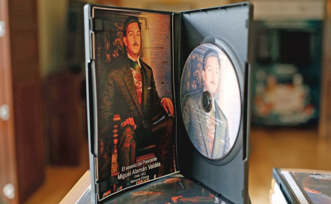 El DVD se titula El sexenio del Presidente Miguel Alemán Valdés 1946-1952. Memoria fílmica. (AGUSTÍN SALINAS. EL UNIVERSAL)