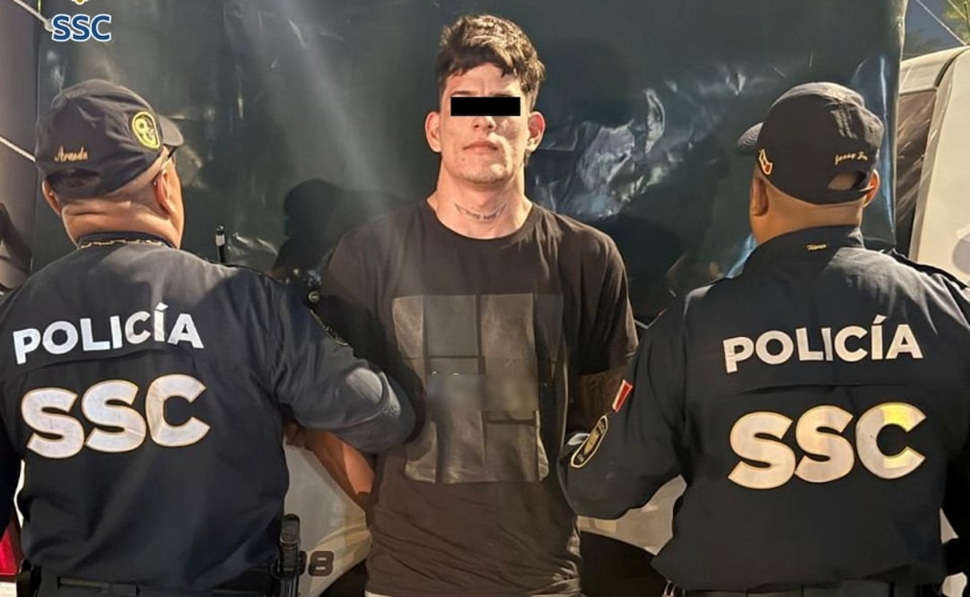 Detienen a presunto halcón de "Los Malportados" en Azcapotzalco. Foto: especial