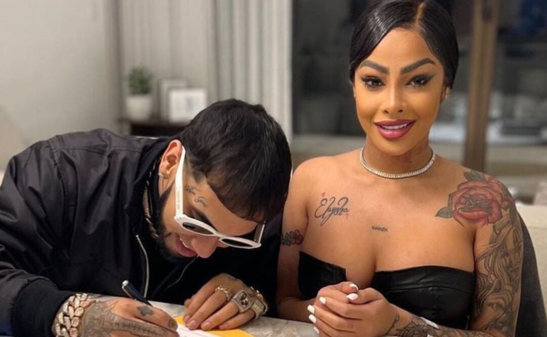 Anuel AA y Yailin La Más Viral se casaron en junio de 2022. Fuente: Instagram @yailinlamasviralreal
