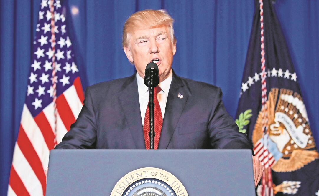 Donald Trump, presidente de Estados Unidos, dirigió un mensaje al pueblo estadounidense en el que explicó sus motivos para ordenar el bombardeo (Foto AP)