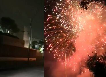 Ahora protestan frente a la Cámara de Diputados a punta de cohetones