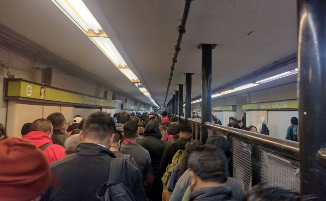 Usuarios reportan retrasos en Línea 3 del Metro